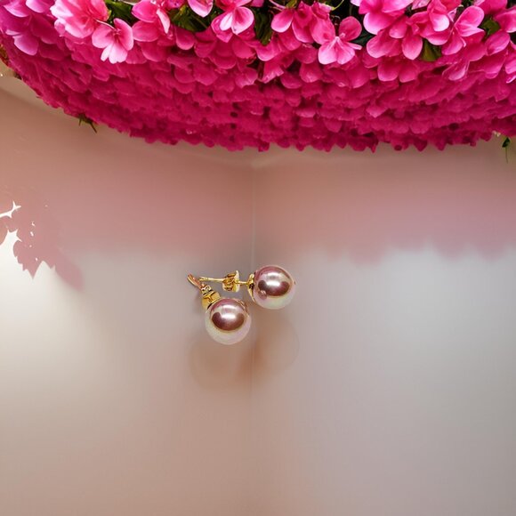 Mother of Pearl stud earrings - Picture 4 of 4